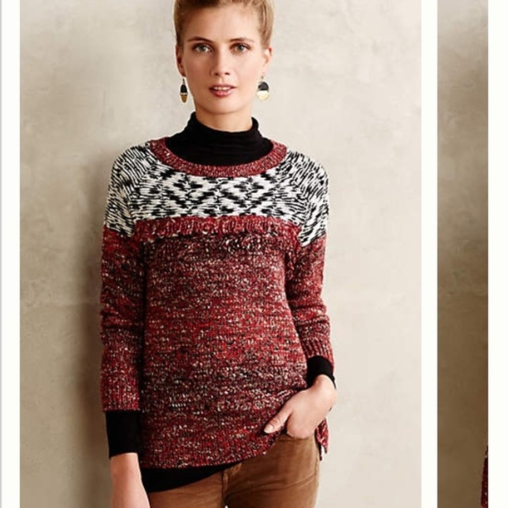 Anthro Sanctuary Ananassa Pullover